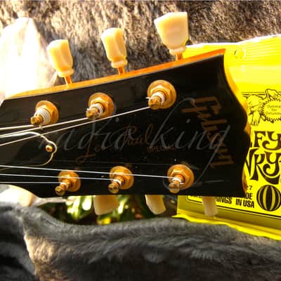 ULTRA RARE! * 2002 Gibson USA Les Paul Junior Special PLUS * Trans Amber TIGER FLAME ! * Standard image 13