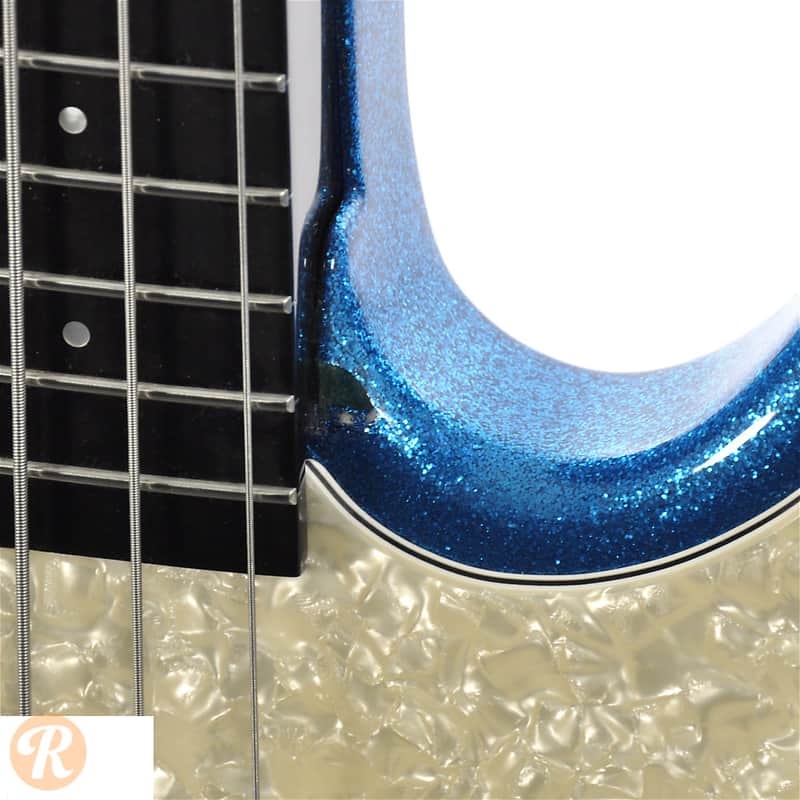 Modulus Flea Bass Blue Sparkle 2003 image 4