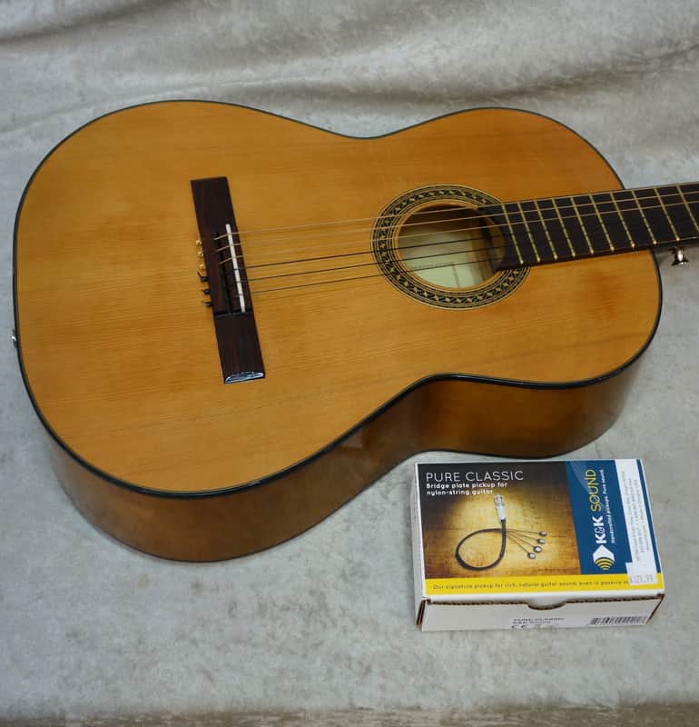 Lonestar Lone Star San Marcos classical flamenco acoustic guitar w/ K&K piezo image 1