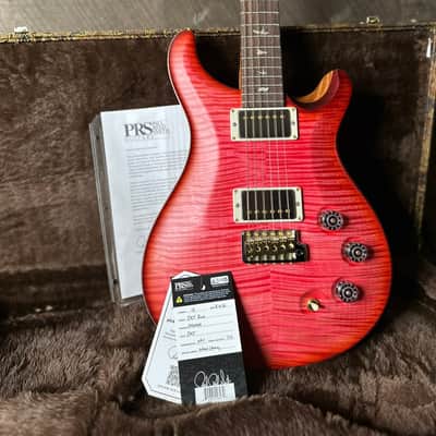 PRS DGT David Grissom Signature Wood Library Flame Maple 10 Top, Brazilian Rosewood FB - RARE! Bonnie Pink Cherry Burst 410959 image 13