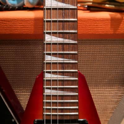 Grover Jackson King V Cherry Burst Flame image 5