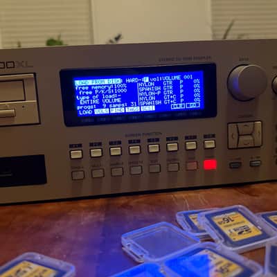 Akai CD3000XL MIDI Stereo Digital Sampler w 32MB RAM, ZuluSCSI 2026, 10X SD Analog & Digital Sound Library, New PSU, New LCD, New EPROM w OSv2.0, NOS CD-ROM w CD-R Library, Original English & Japanese Manuals  (1997) image 9