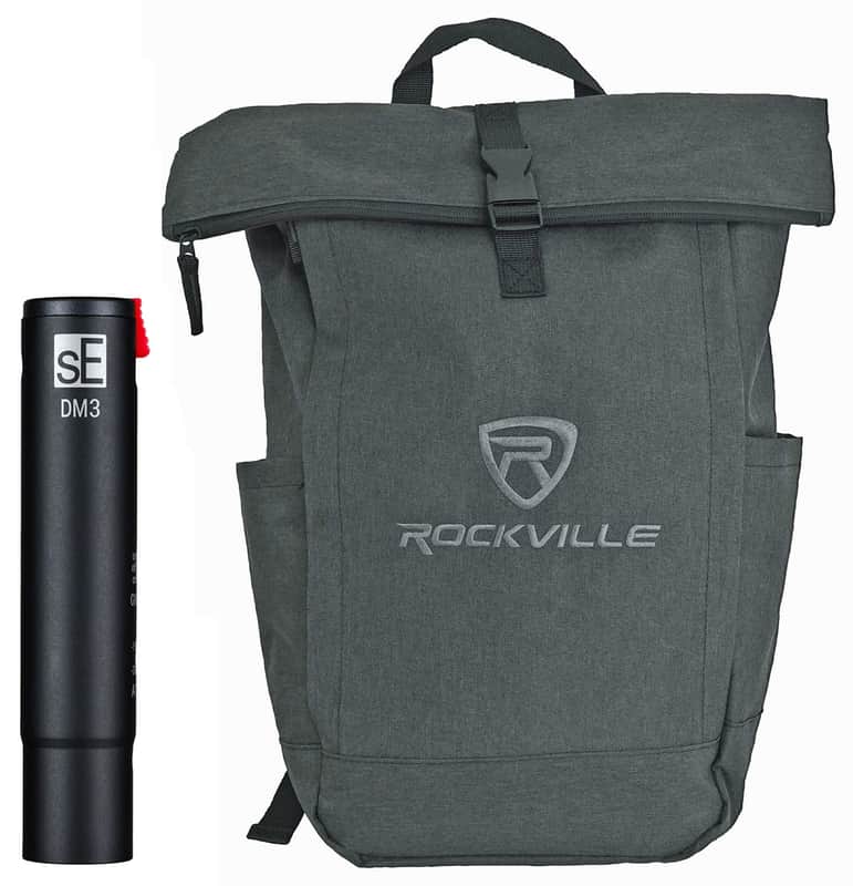 Se Electronics DM3 Black Inline DI Direct Box w/ Ultra-HiZ Input+Gold XLR+Bag image 1