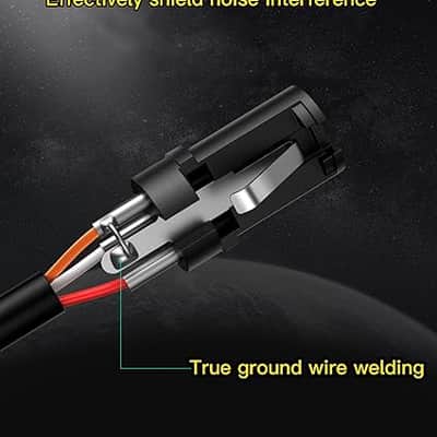 XLR Microphone Cable for Speaker or PA System, All Copper Conductors, 6MM PVC Jacket, Premium XLR to XLR True Shielded Wire Black(1, Style A, 3 Feet) image 2