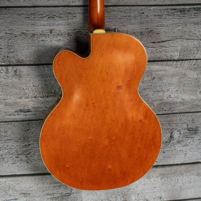 Gretsch G6120T-BSSMK Brian Setzer Signature Nashville Hollow Body '59 "Smoke" with Bigsby - Ebony Fingerboard, Smoke Orange image 4