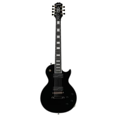 Epiphone 7-string Matt Heafy Signature Les Paul Custom Origins Guitar - Ebony image 2
