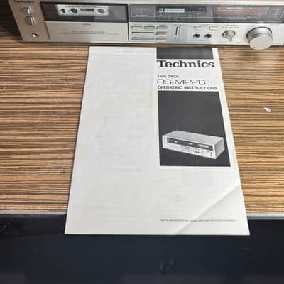 Technics RS-M226 Cassette Deck Tested w/ Original Box Manual Dolby B/C Japan image 9