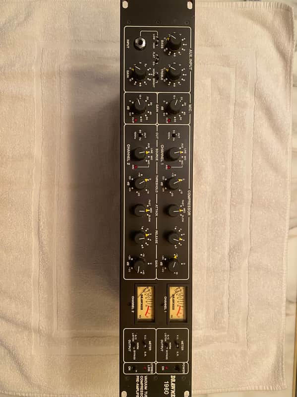 Drawmer 1960 2-Channel Mic Pre / Compressor 1993 - Present - Black image 1