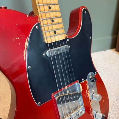 Fender Road Worn Telecaster, Jason Isbell Signature Pickups, Candy Apple Red image 6