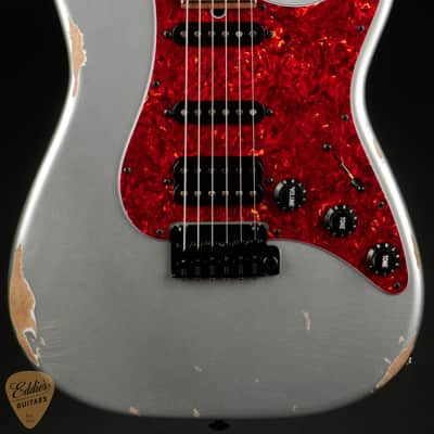 2023 - Suhr Eddie's Guitars Exclusive Classic S Antique Roasted - Firemist Silver image 2