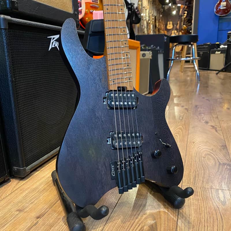 Cort Space G6MS Multiscale Headless Semi Gloss Trans Black