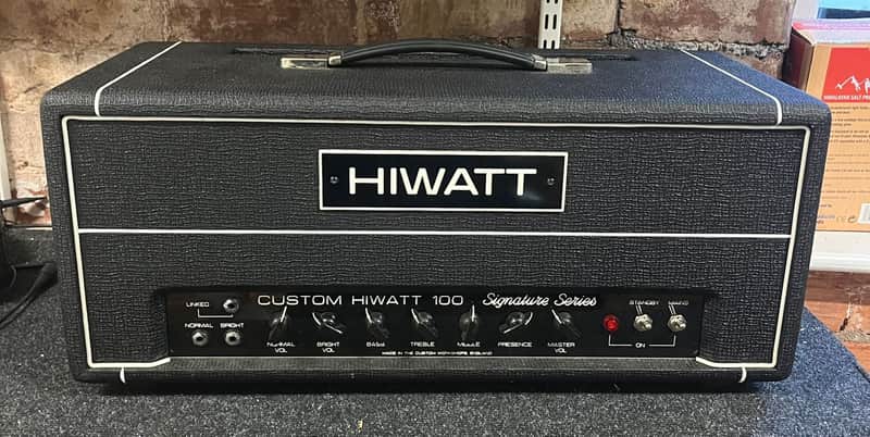 2005 HIWATT Custom Shop SSD103 100W Head Class A/B Signature Series Made in England VERY RARE image 1
