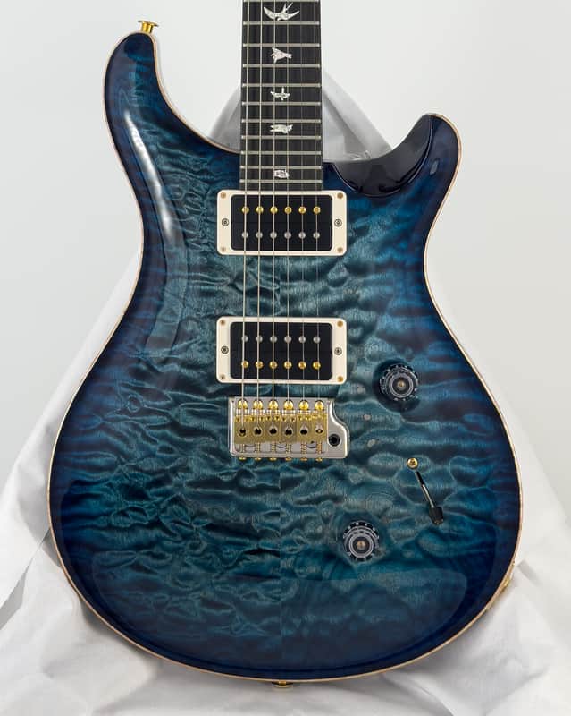 PRS Custom 24 Quilted 10-Top 2021 Cobalt Blue