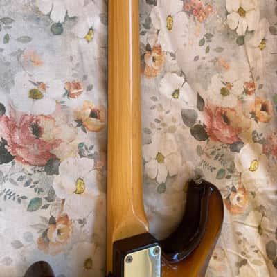 Immagine Fender Stratocaster 1986-87 MIJ with Tobacco Burst Warmoth Body and upgrades - 6
