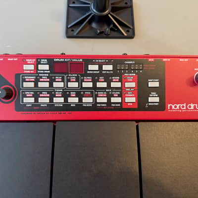 Nord Drum 3P 6-Channel Modeling Percussion Synthesizer 2022 - Red image 5