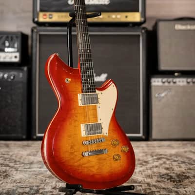 Novo Serus H2 Electric Guitar - Faded Cherry Burst with Gig Bag image 14