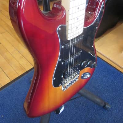 Amati H-Series Electric Guitar 20STHG - Cherry Sunburst w/ Gig Bag image 10