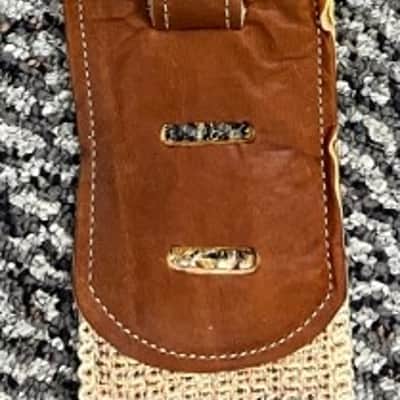 LM Products AC-1, 3-Inch Wide Cotton Blend Weave Adjustable Guitar Strap image 5