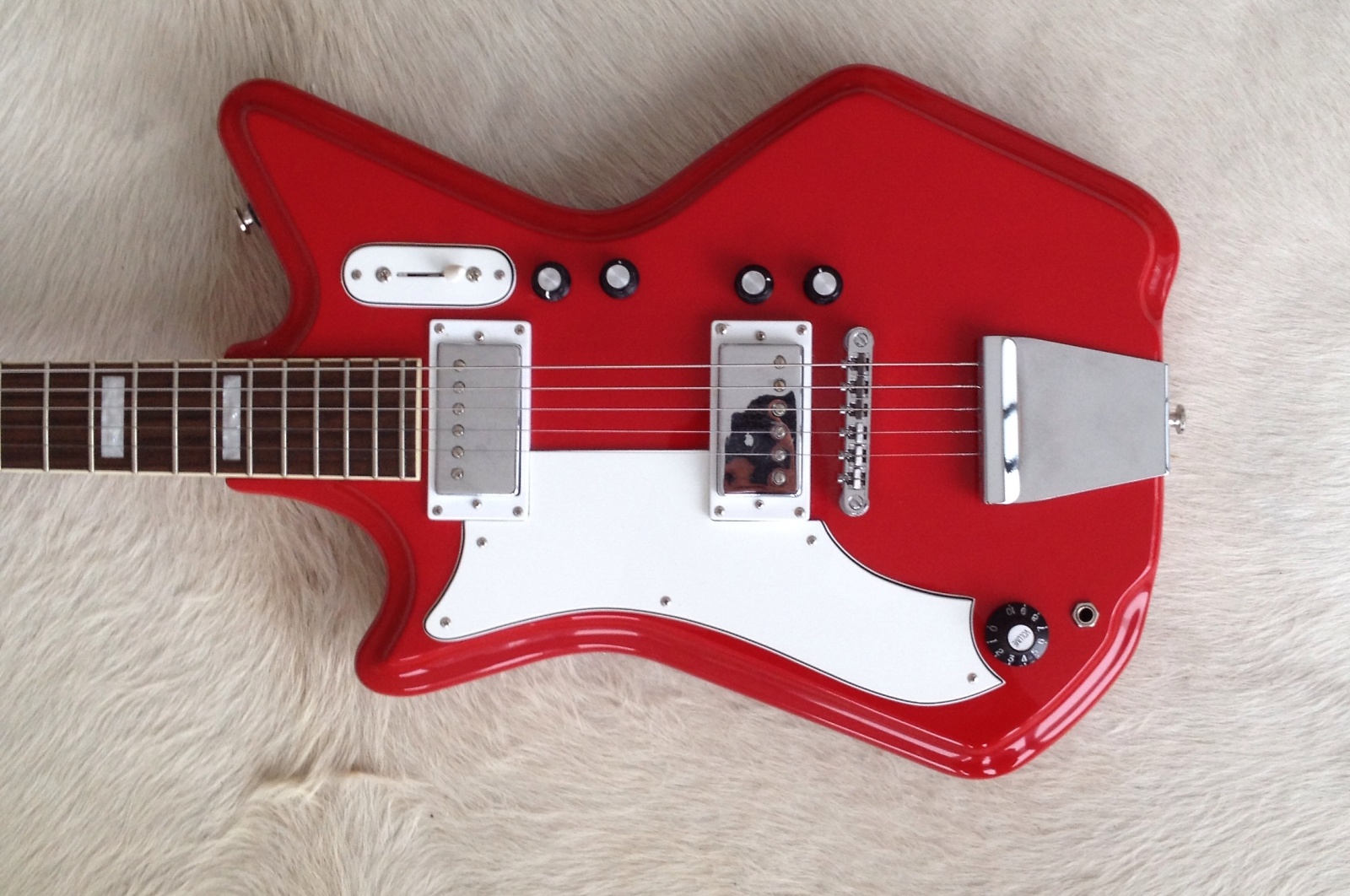 Eastwood Airline Deluxe 2P Red LEFT HANDED