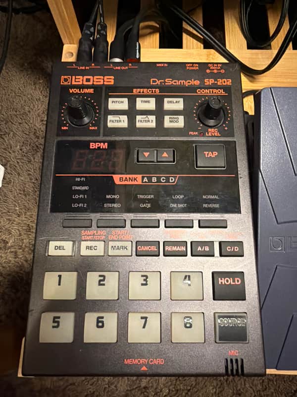 Boss SP-202 Dr. Sample 1998 - 2001 - Black image 1