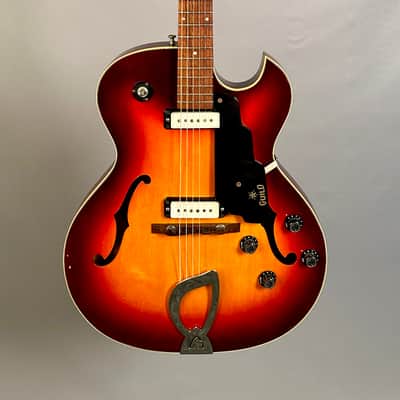 Guild T-100-D Slim jim 1965 - Sunburst image 2