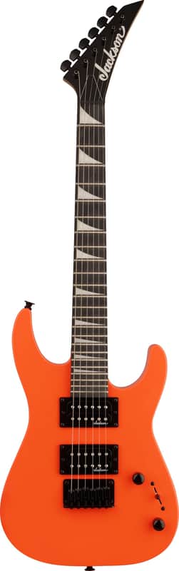 Jackson JS Series Dinky Minion JS1X Safety Orange 2/3 Scale Guitar image 1