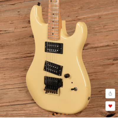 1987 Kramer Baretta White Cream image 3