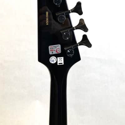 2009 Epiphone Thunderbird Pro IV - Trans Black w/ OHSC image 7