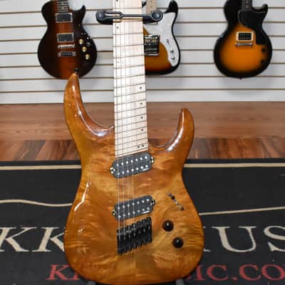 Legator Ninja 200 SE Fanned Fret 7 String 2016 - Walnut image 17