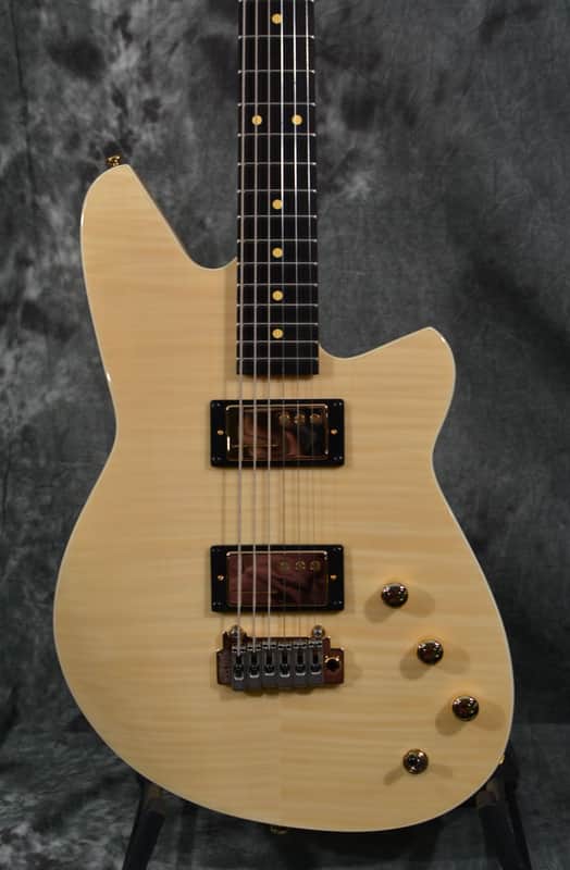 Reverend Descent W Baritone 10TH Anniversary Edition Natural Flame Maple w/ FREE Same Day Shipping image 1