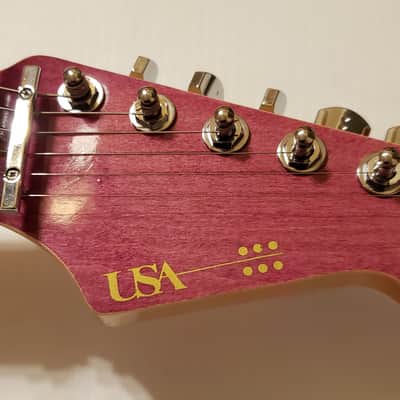 USACG USA made Custom Super Tele Maple/Mahogany 2020 Purple Nitro image 9