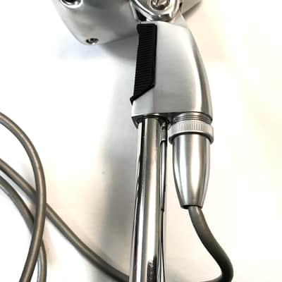 Beautiful Vintage 1960’s Art Deco Shure 51 “Sonodyne” Microphone w/ Stand & Cable-Nat King Cole Mic image 11