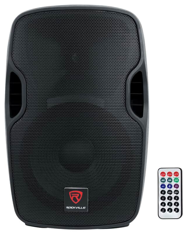 Rockville BPA12 12" Professional Powered Active 600w DJ PA Speaker w Bluetooth image 1