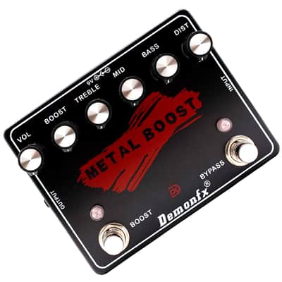 Demonfx METAL BOOST Guitar Effect Pedal Metal Distortion Muff With TOP BOOST image 2