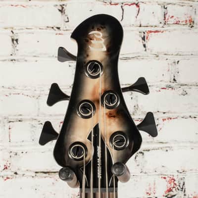 USED LTD Stream-1005 5-String Bass Black Natural Burst image 5