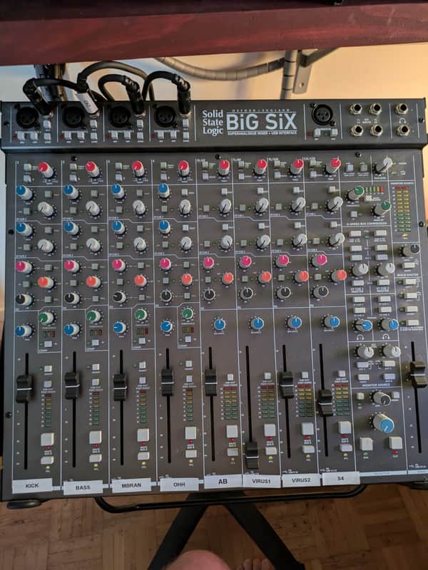 Solid State Logic BiG SiX 6-Channel Analog Mixer 2022 - Present - Black image 1