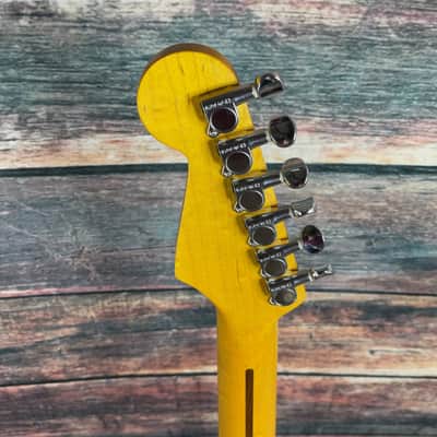 Used Partscaster HSS Stratocaster Electric Guitar with Bag image 8