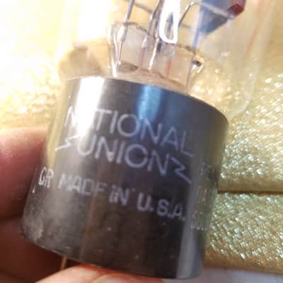 NU National Union 5U4G AT1000 TESTED Vacuum Tube hanging filament rectifier 1936-1942 image 4