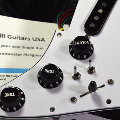 "TWO WORLDS" Fender Loaded Stratocaster Pickguard Hot Wired STARSHIFTER™ CORE image 2