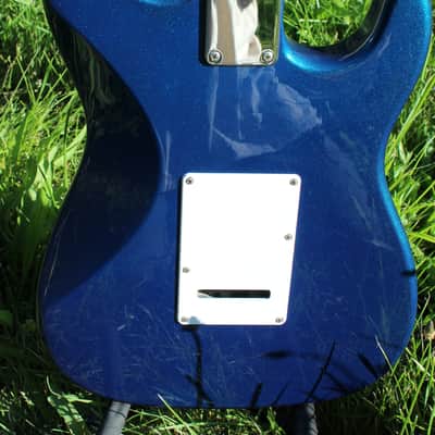 Aria Left Handed STG 2000s - Royal Blue Sparkle image 16
