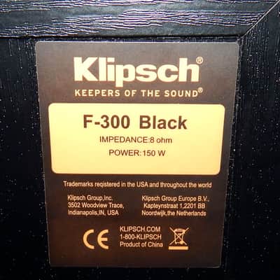 Klipsch F-300 tower floor speakers image 5