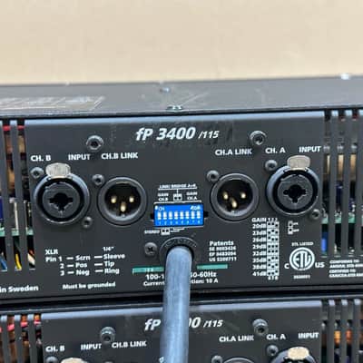 LAB GRUPPEN FP3400 2-Channel Professional Power Amplifier #3400 (LOT OF 2) THS image 12