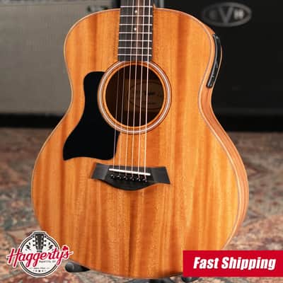 Taylor GS Mini-e Mahogany Left-Handed Acoustic/Electric Guitar - Mahogany with Gig Bag image 1