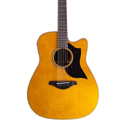 Yamaha A1M Dreadnought Cutaway Vintage Natural image 3