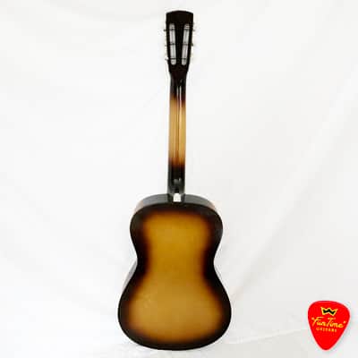 1960s Lignatone Parlor Guitar Vintage Brownburst Acoustic – Made in Czechoslovakia – “Bo” image 8