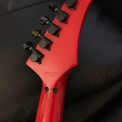 Bc rich B.C. Rich (death chuck schuldiner rick rozz ironbird )80's Trans red image 6