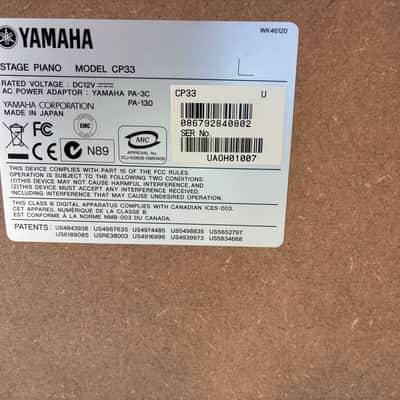 Yamaha CP33 Stage Piano 2006 - Black image 8