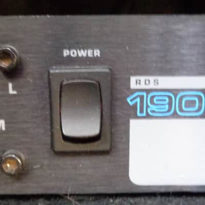 DigiTech RDS 1900 Digital Delay Rack Module w/ footswich,manual & padded rack case image 1