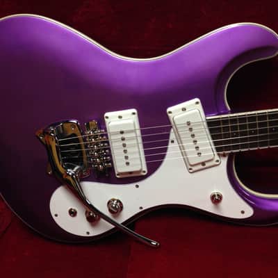 2014 Hallmark 60 Custom Plum Krazy an accurate Mosrite Ventures Reproduction image 2