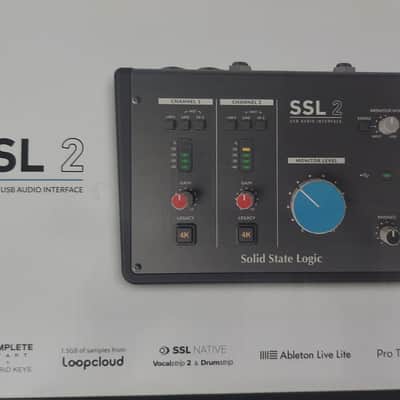 Solid State Logic SSL 2+ USB Audio Interface 2020 - Present - Black image 2